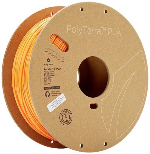 Polymaker 70848 PolyTerra PLA vlákno pro 3D tiskárny PLA plast  1.75 mm 1000 g oranžová  1 ks