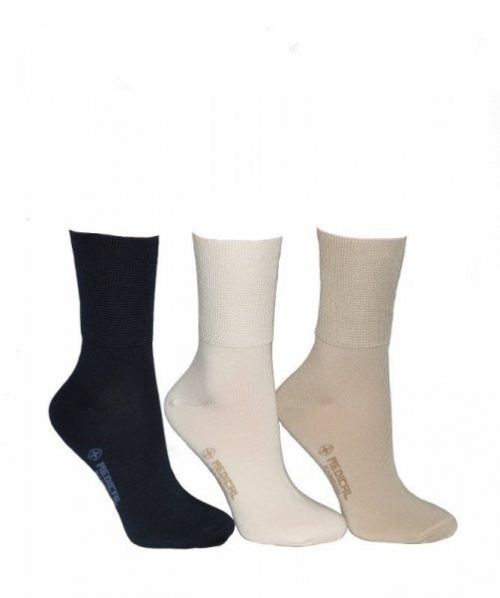 Terjax Bamboo line beztlakové art.015 Dámské ponožky 39-41 ocelová