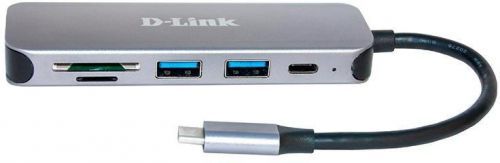 D-Link 5-in-1 USB-C Hub with Card Reader (DUB-2325/E)