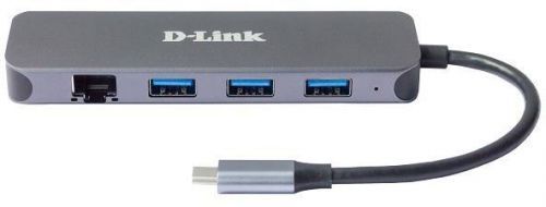 D-Link 5-in-1 USB-C Hub with Gigabit Ethernet/Power Delivery (DUB-2334)
