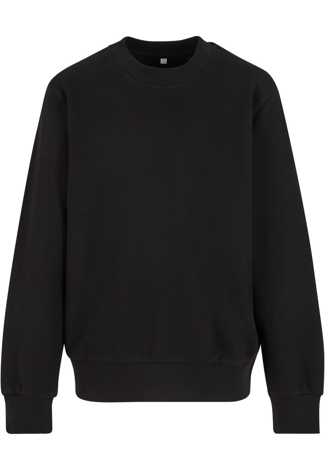 Boys Light Terry Crew - black 110/116