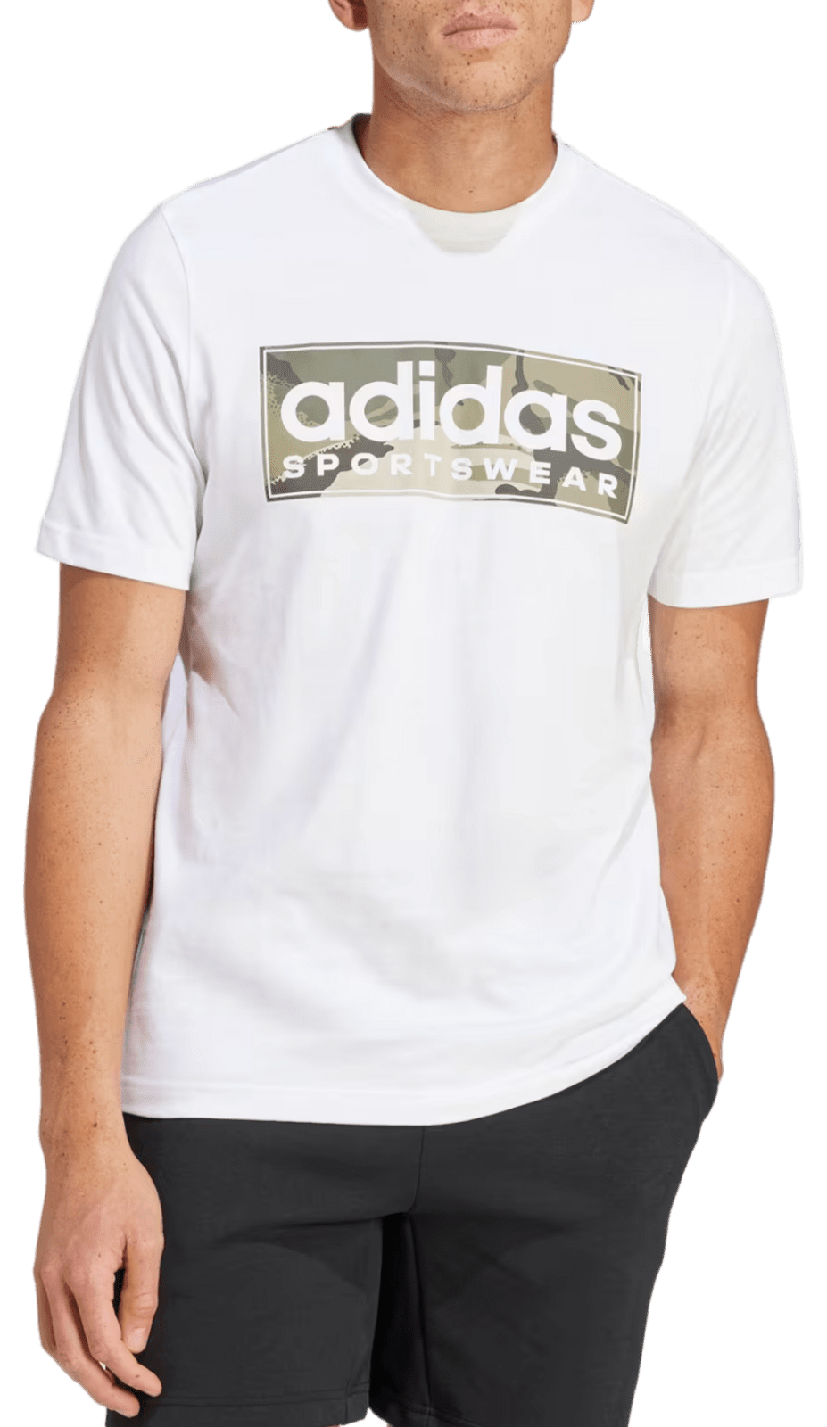 Triko adidas Sportswear Camo Linear Graphic