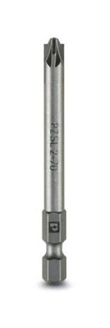 Phoenix Contact 1212604 Hex Bit, Pozidriv/slotted, Pz2, 70Mm