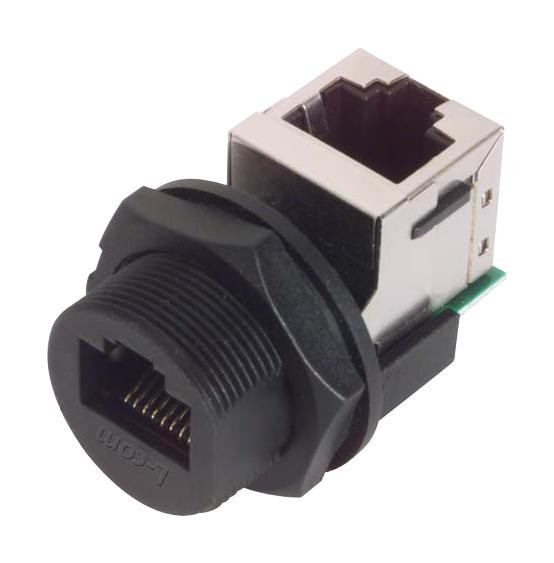 L-Com Wprj-Ftracat5E Ip67 Rj45 Rt Angle Feed-Thru 23T9664