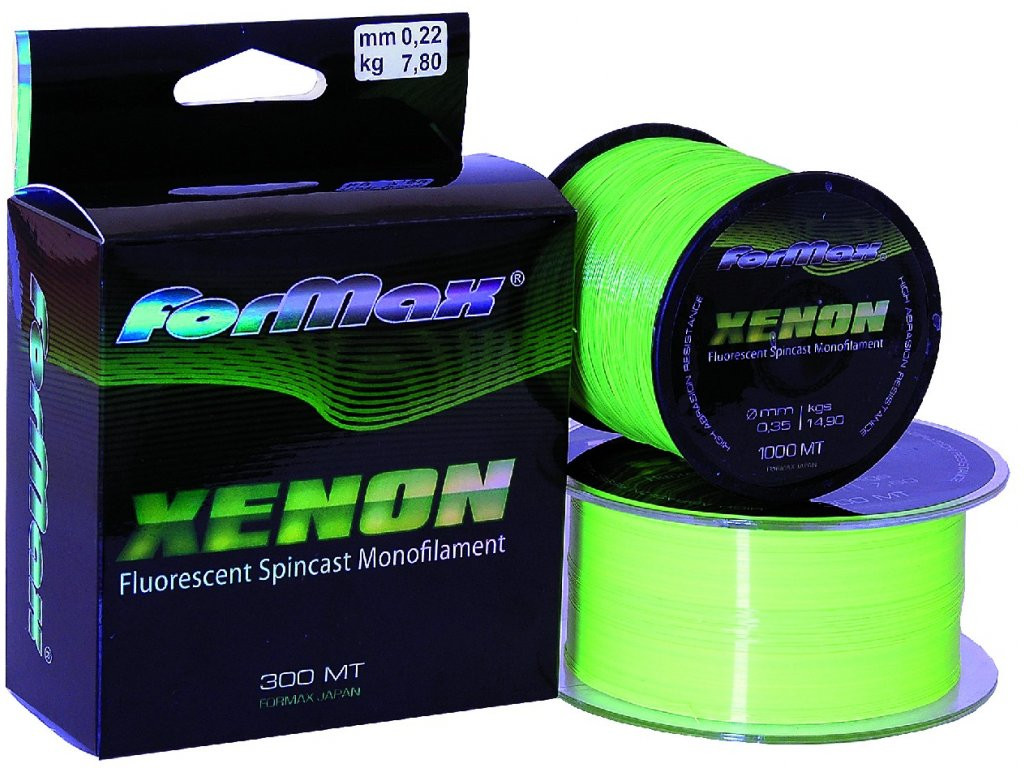 Formax Rybářský vlasec Xenon 300m 0,18 0,22 0,25 0,35mm 0,22 mm / 6,4 kg