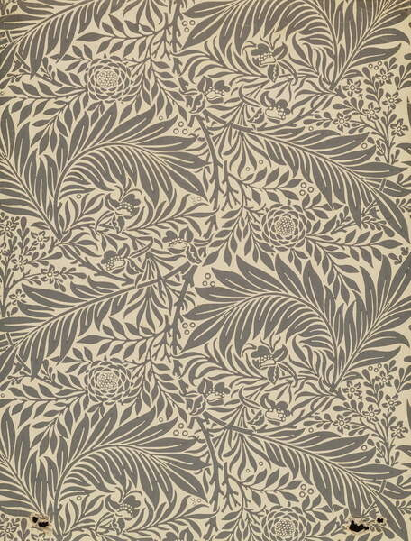 Morris, William Obrazová reprodukce Larkspur, wallpaper design, 1872, Morris, William, 30 × 40 cm