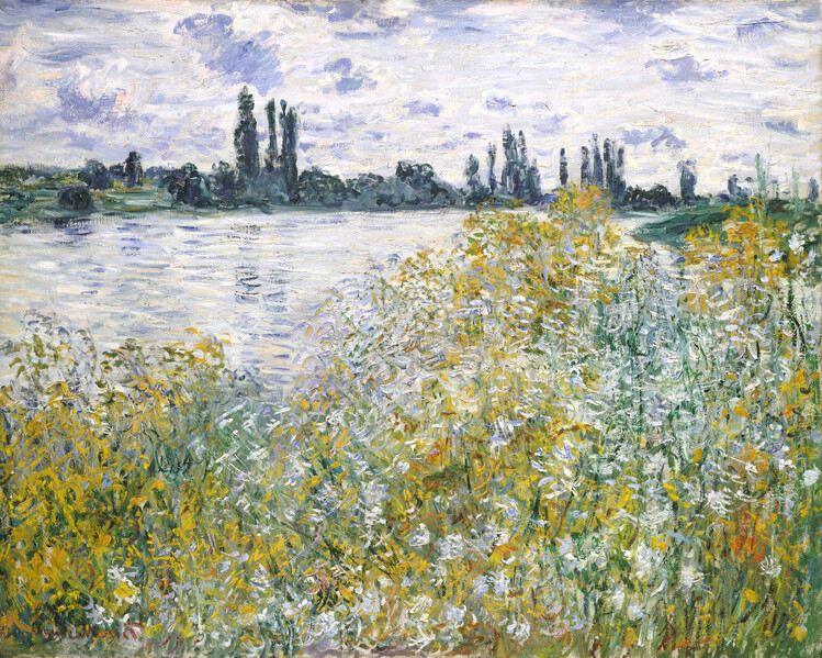 Claude Monet Obrazová reprodukce Île aux Fleurs near Vétheuil (1880), Claude Monet, 40 × 30 cm