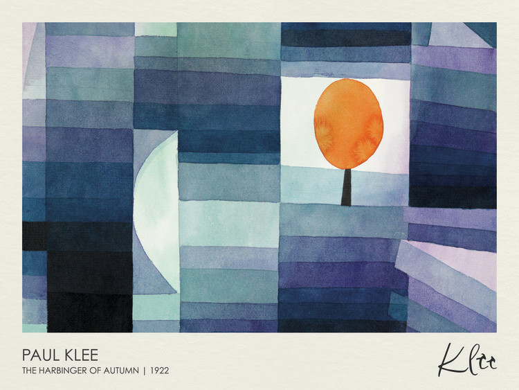Paul Klee Obrazová reprodukce The Harbinger of Autumn (1922), Paul Klee, 40 × 30 cm