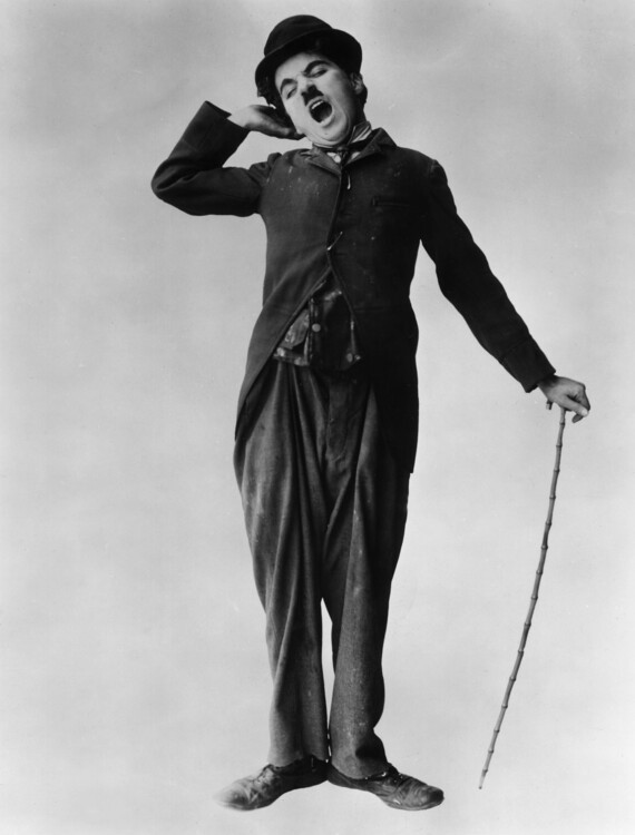 Hulton Archive Fotografie British actor and director Charlie Chaplin in The Tramp, Hulton Archive, 30 × 40 cm