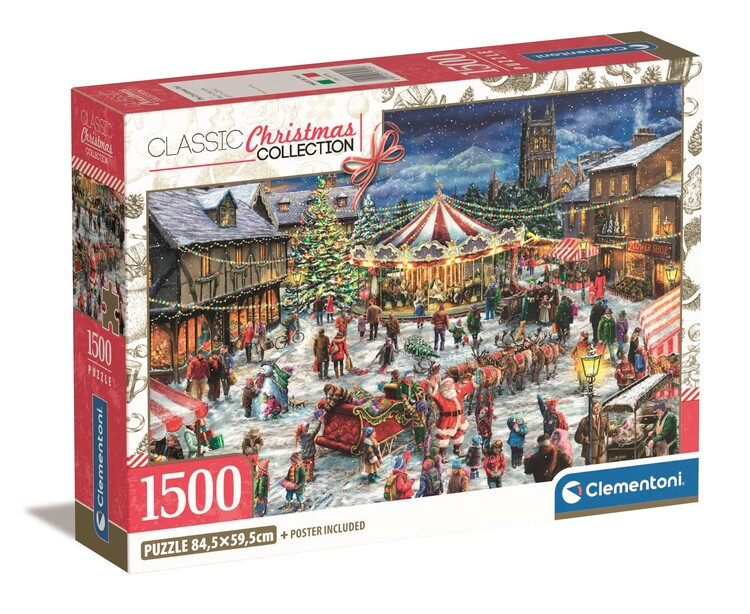 CLEMENTONI Puzzle The Christmas Fair, 1500 ks