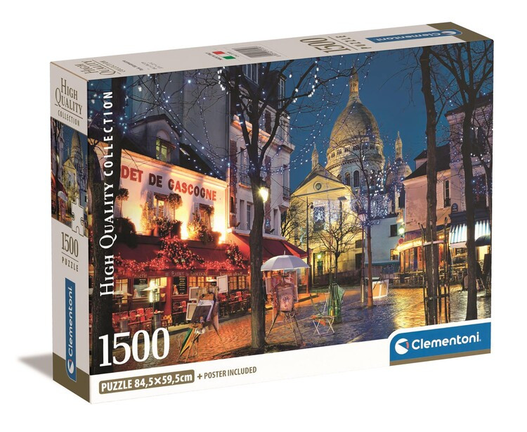 CLEMENTONI Puzzle Paris - MontMatre, 1500 ks