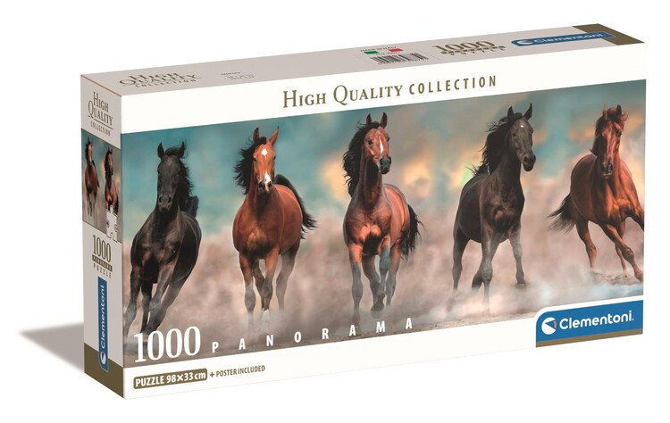 CLEMENTONI Puzzle Horses - Compilation, 1000 ks