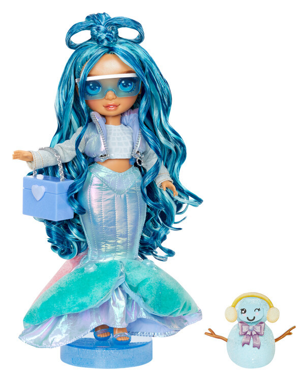 MGA Entertainment Rainbow High - Winter Wonderland Doll - Skyler (Blue)