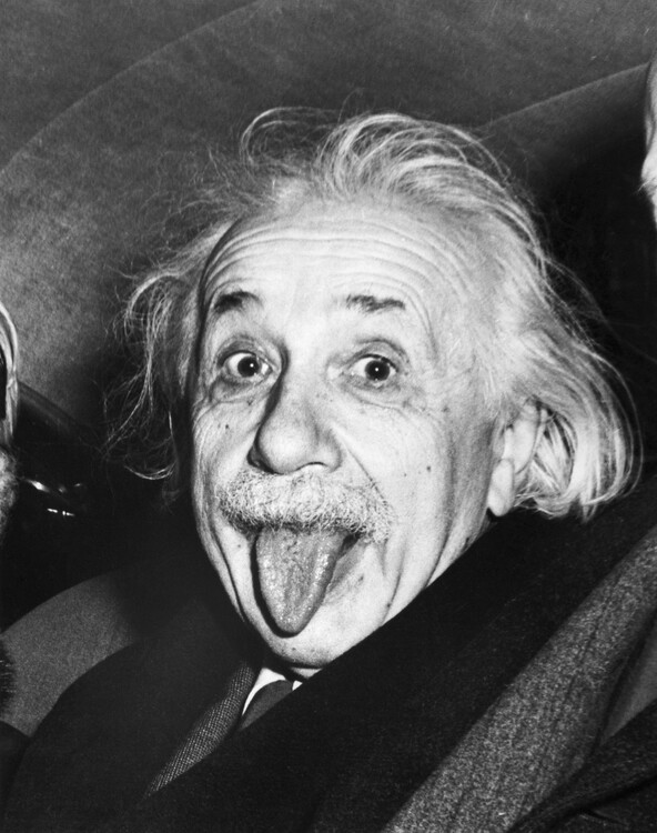 Bettmann Fotografie Albert Einstein Sticking Out His Tongue, Bettmann, 30 × 40 cm