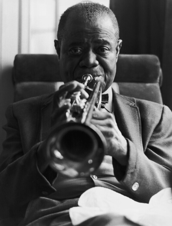 Express Fotografie Louis Armstrong, Express, 30 × 40 cm