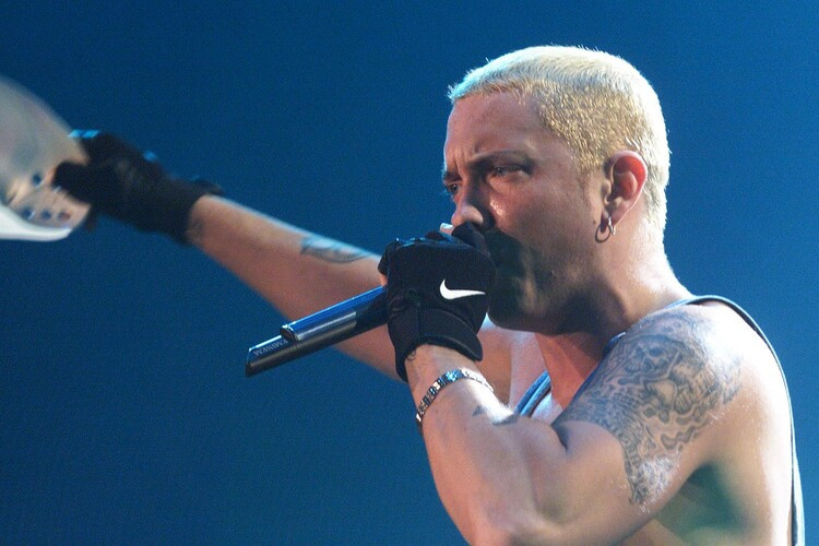 Gareth Davies Fotografie Eminem live in Hamburg 2001, Gareth Davies, 40 × 26.7 cm