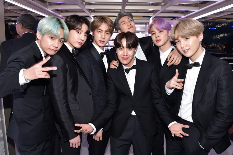 John Shearer Fotografie South Korean boy band BTS at 61st Annual GRAMMY Awards, John Shearer, 40 × 26.7 cm