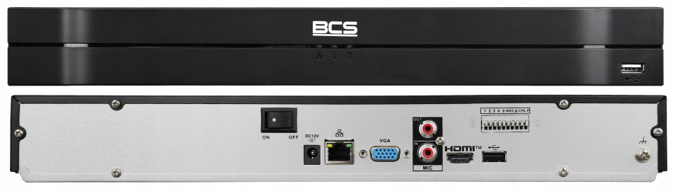 BCS-L-NVR1602-A-4KE(2) Ip Rekordér 16 Kanálový Dvoudiskový 16Mpx 16TB