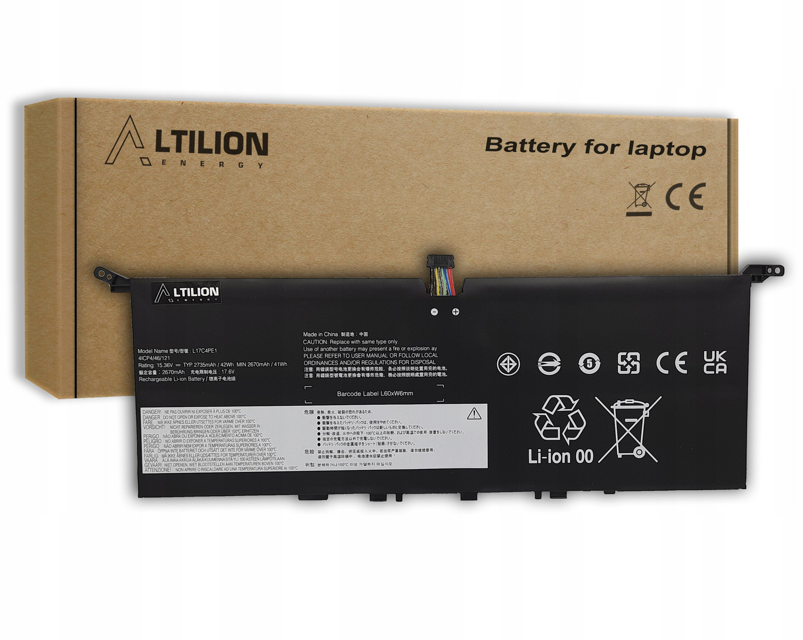 Baterie L17C4PE1 L17M4PE1 Lenovo 730S-13IWL Yoga S730-13IWL S730-13IML