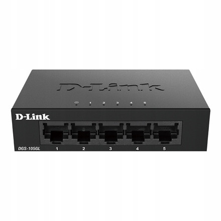 D-Link Přepínač Ethernet DGS-105GL/E Bez správy Stacionární