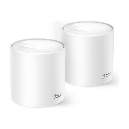 TP-LINK Router Deco X1500 (2pcs) AC1900 Wireless 802.11ax/1500Mbps LAN/WAN White EU, Deco-X1500-2-pack