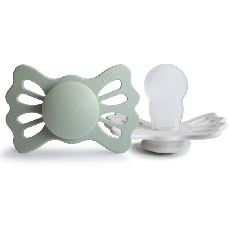 FRIGG Lucky Size 2:6-18 months dudlík Sage/Silver Gray 2 ks