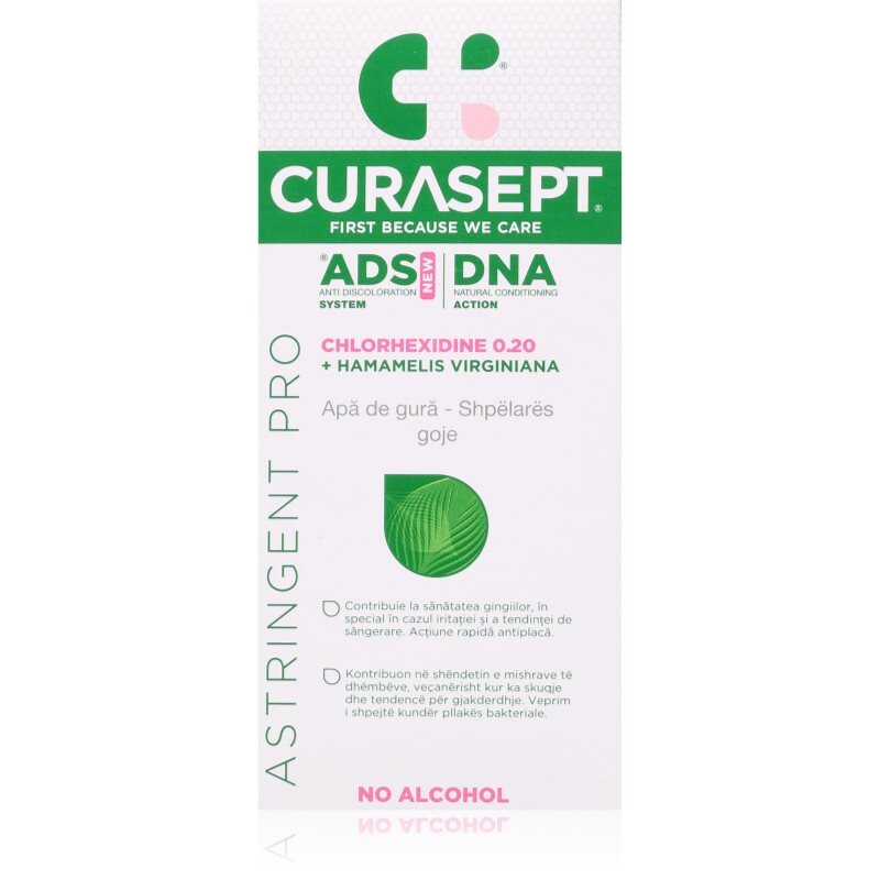 Curasept ADS DNA Astringent Pro ústní voda 200 ml