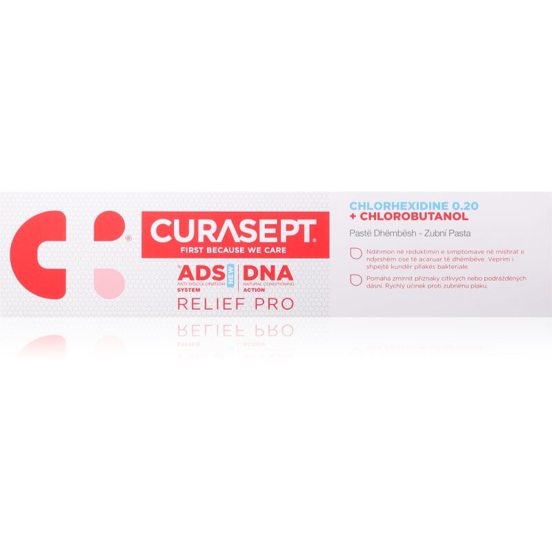 Curasept ADS DNA Relief Pro gelová zubní pasta pro citlivé dásně 75 ml