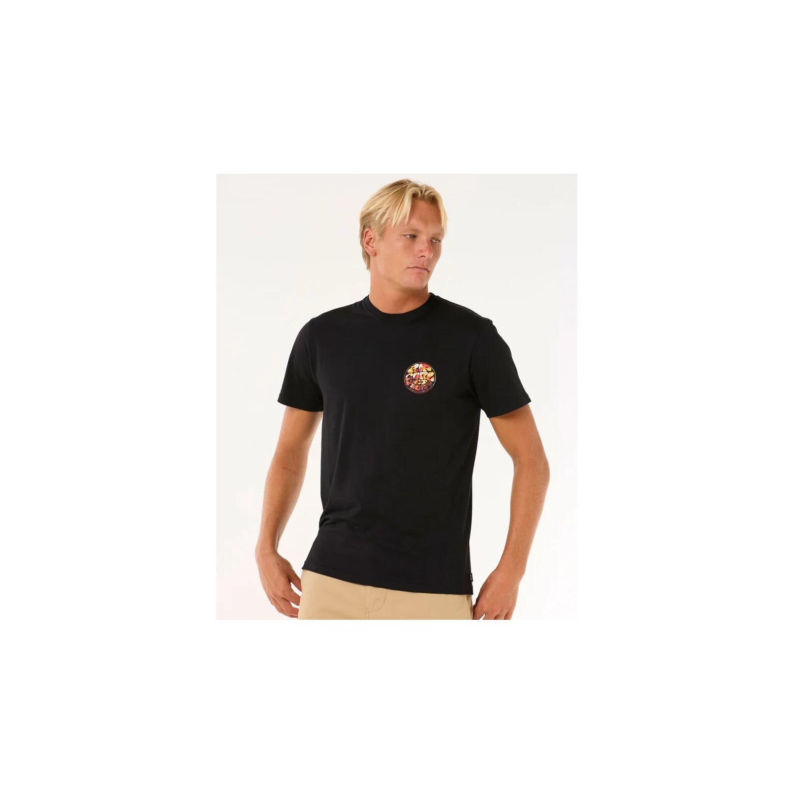 triko RIP CURL - Wettie Passage Icon Tee Black (90)