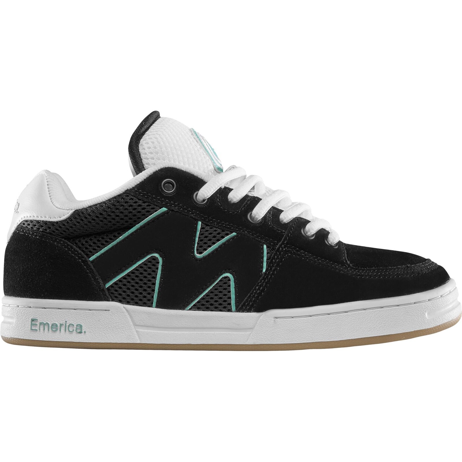 boty EMERICA - Og-1 Black/White/Green (898) velikost: 45.5