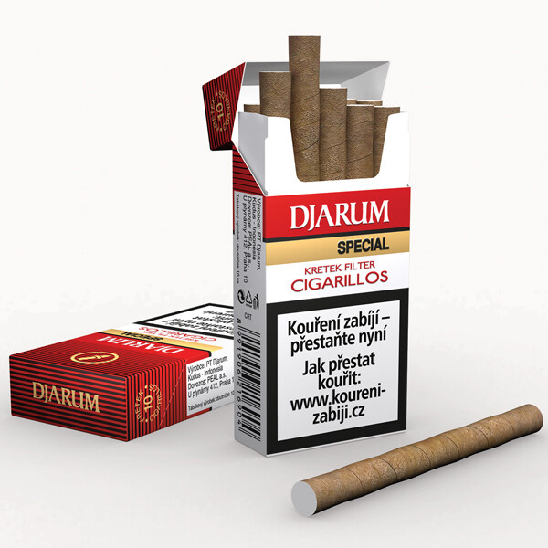 Doutníky Djarum Special Kretek Filtr Cigarillos 10ks