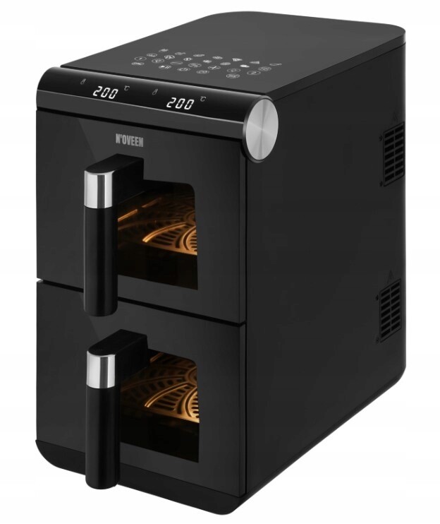Beztuková Fritéza Air Fryer N'oveen AF5050 11L Dvě Komory XL