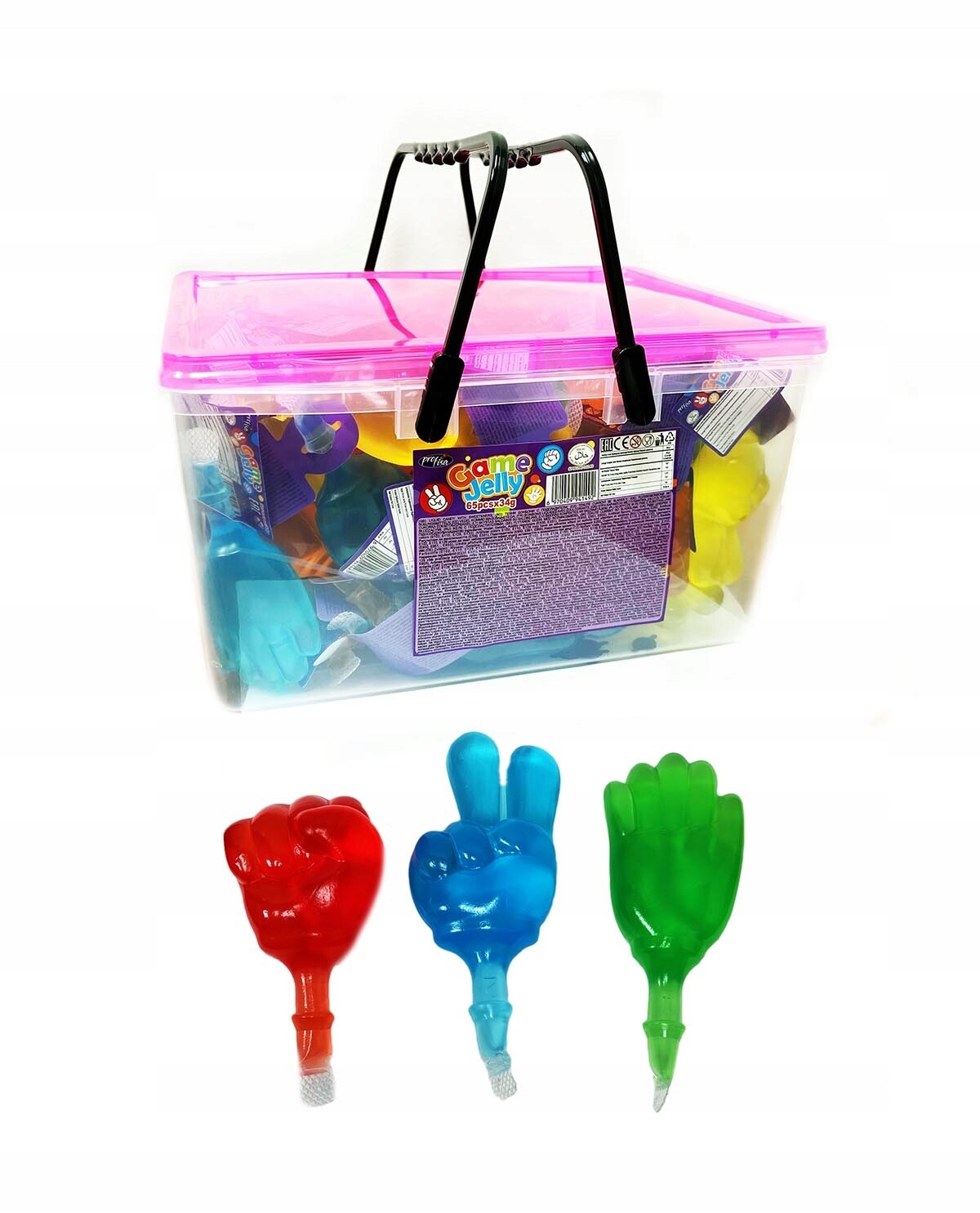 Chňapky s ovocným gelem 65ks TikTok