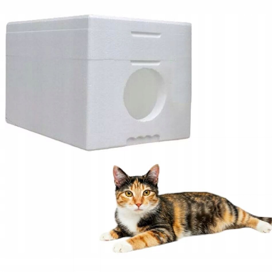 Domeček Pro Kočky Buda Styriopian Izolovaný Přístřešek