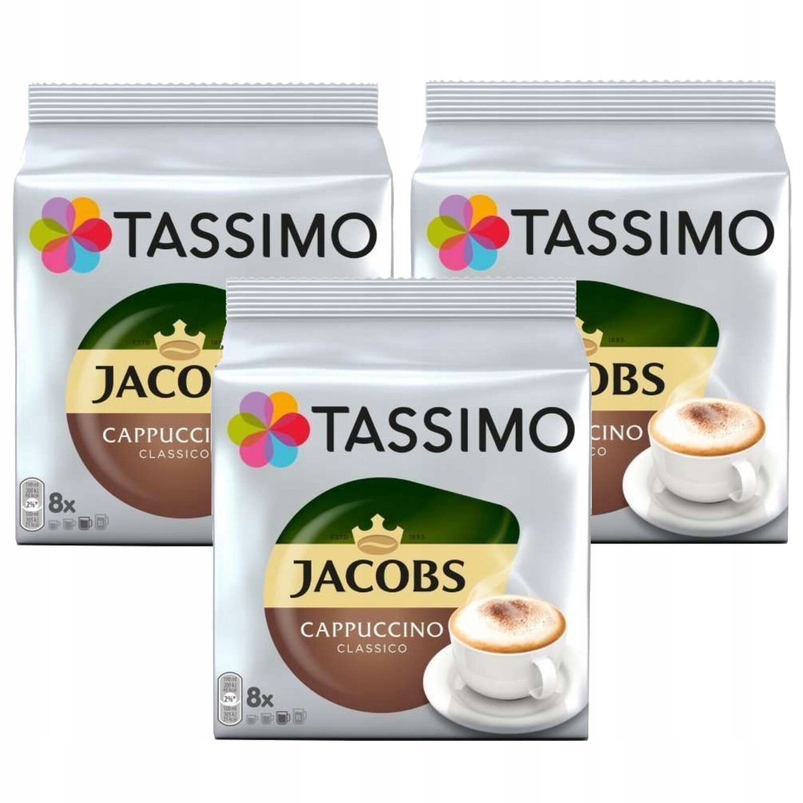 Kapsle Tassimo Jacobs Cappuccino Classico 24ks
