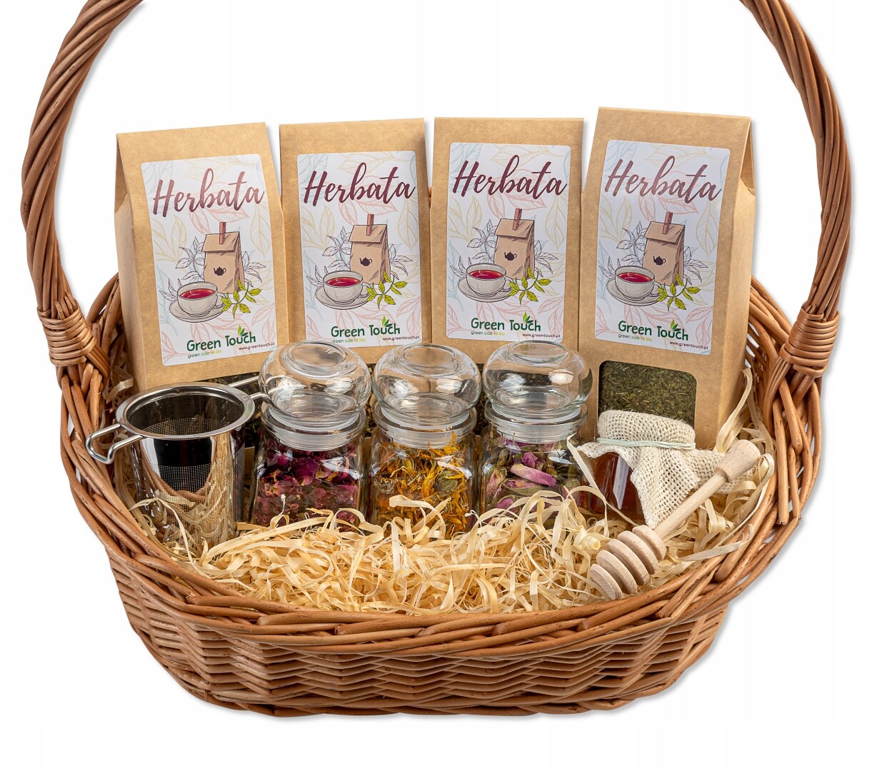 Dárkový koš, přírodní sada bylin