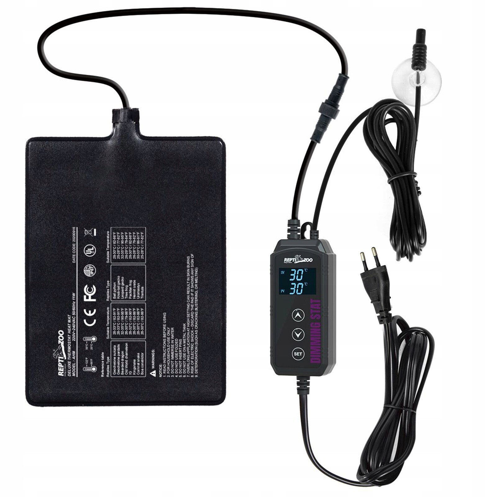 Energeticky Úsporná Vyhřívací Podložka 11 W S LCD Termostatem, Voděodolná, Přesná