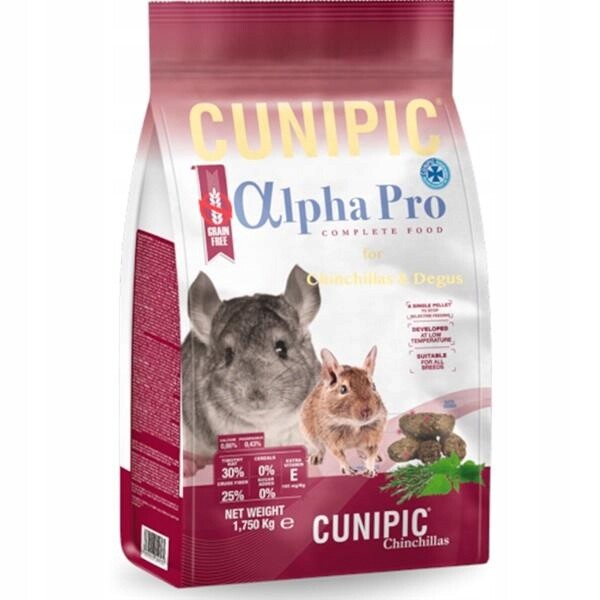 Cunipic Alpha Pro Chinchilla činčila 1,75 kg