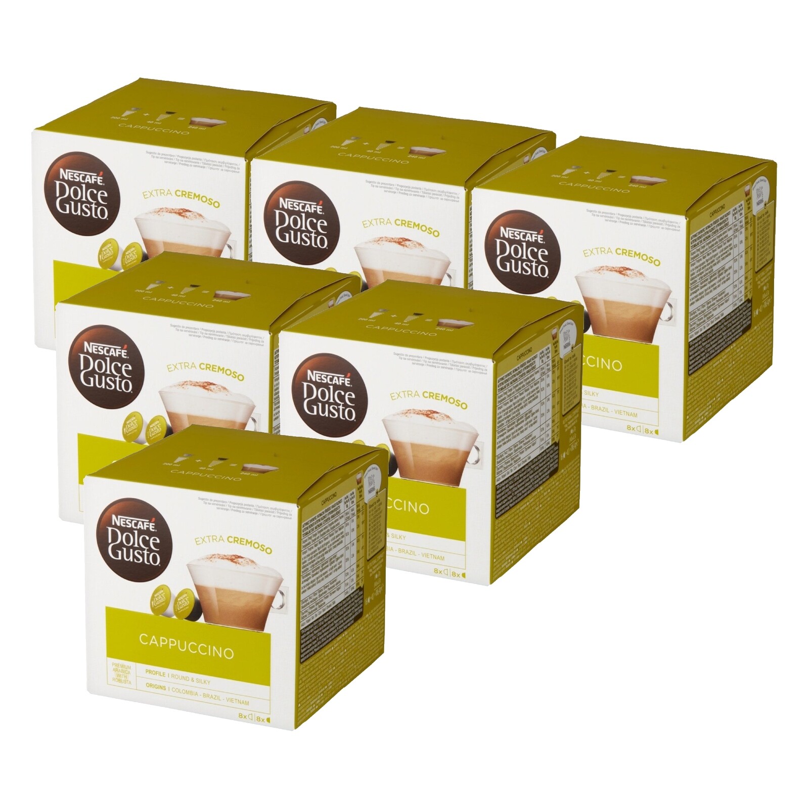 Kapsle Nescafe Dolce Gusto Cappuccino 6x16ks
