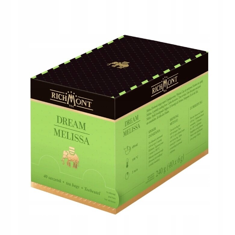 Čaj bylinný expresní meduňka Richmont Dream Melissa 40x6g