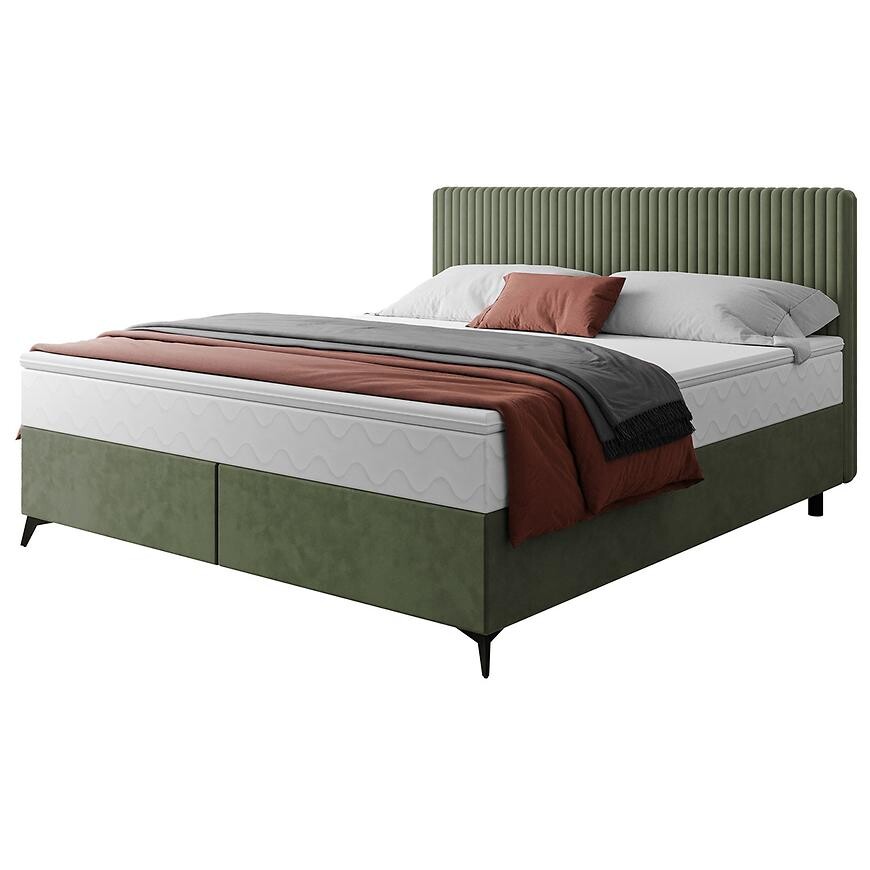 Postel Wave s topperem 140x200 Manila 34/Tilia 37