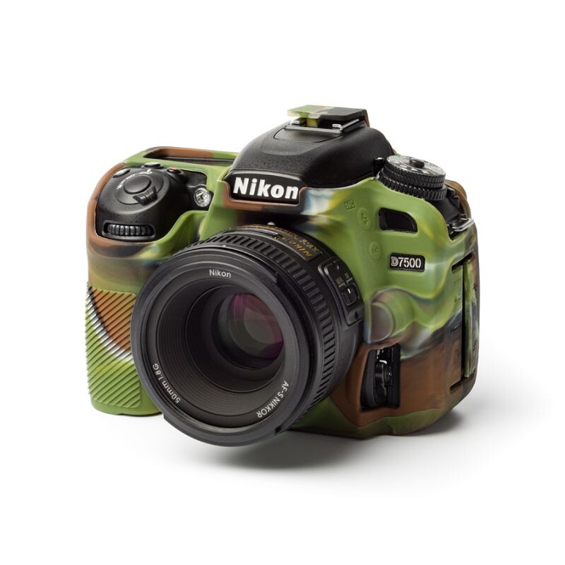 EASYCOVER silikonové pouzdro pro Nikon D7500 camouflage