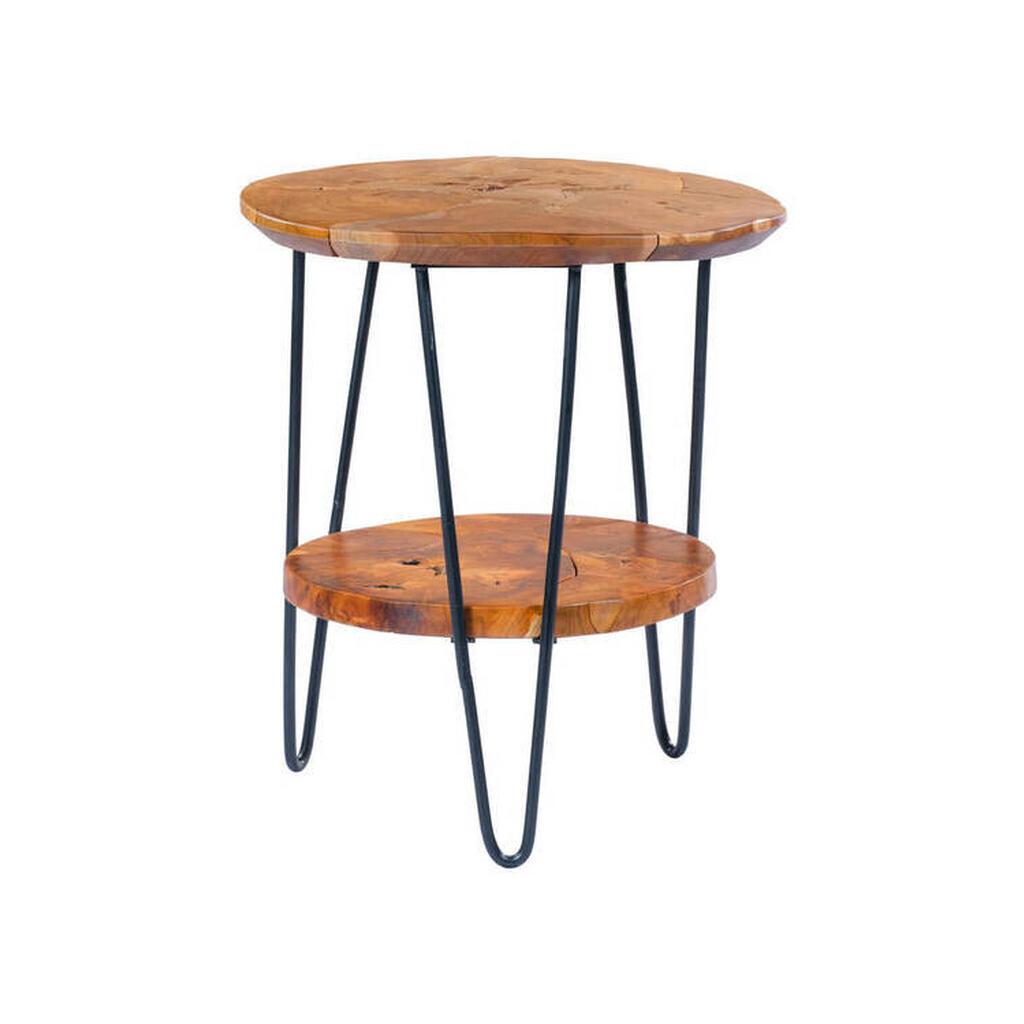 XXXL ODKLÁDACÍ STOLEK, teakové dřevo, čiré