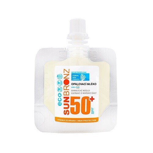 Vivaco Sunbronz Opalovací krém SUN BRONZ SPF 50+ - Coral Friendly cestovní balení 20 ml