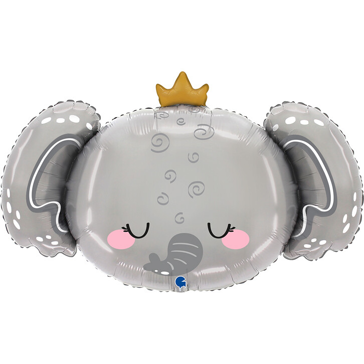 Balónek fóliový Baby slůně šedé 69x44 cm