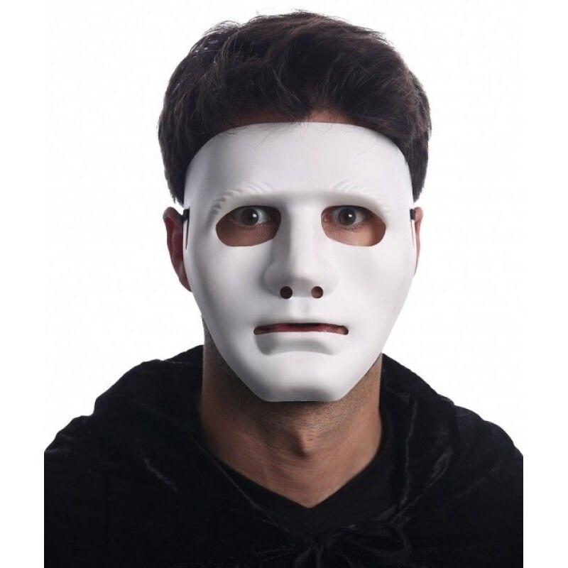 Maska bílá bez identity