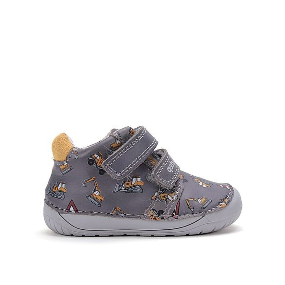 D.D.STEP S070-52480A Šedá Dětské barefoot tenisky