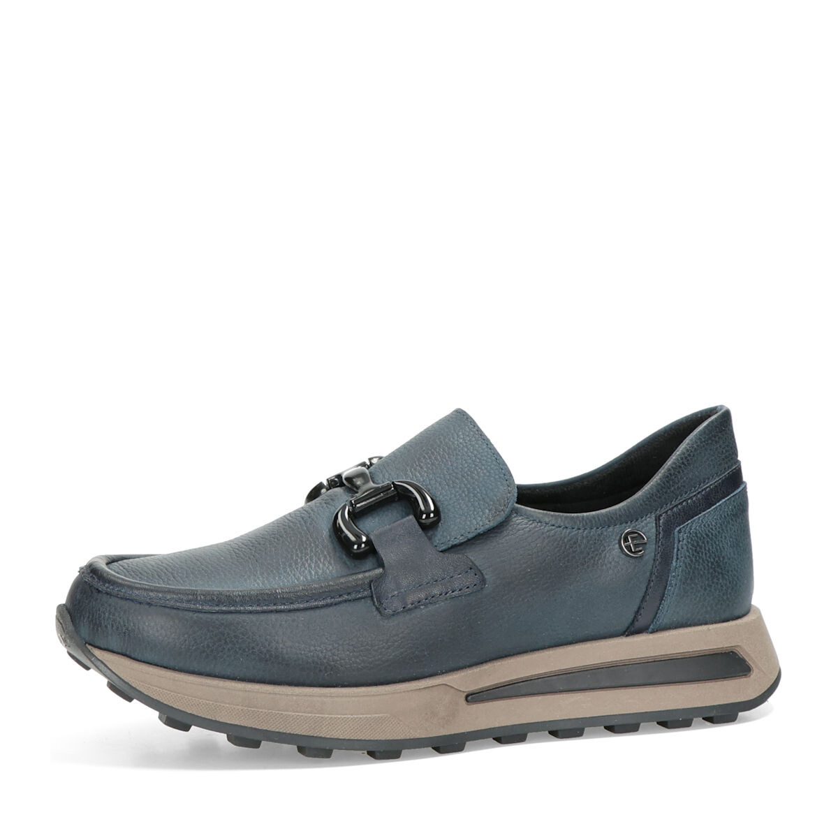 ETIMEĒ dámské kožené mokasíny - tmavomodré - 36