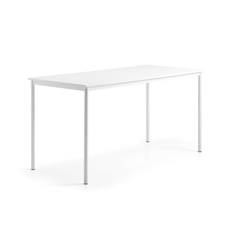 Stůl BORÅS, 1800x800x900 mm, bílé nohy, whiteboard deska