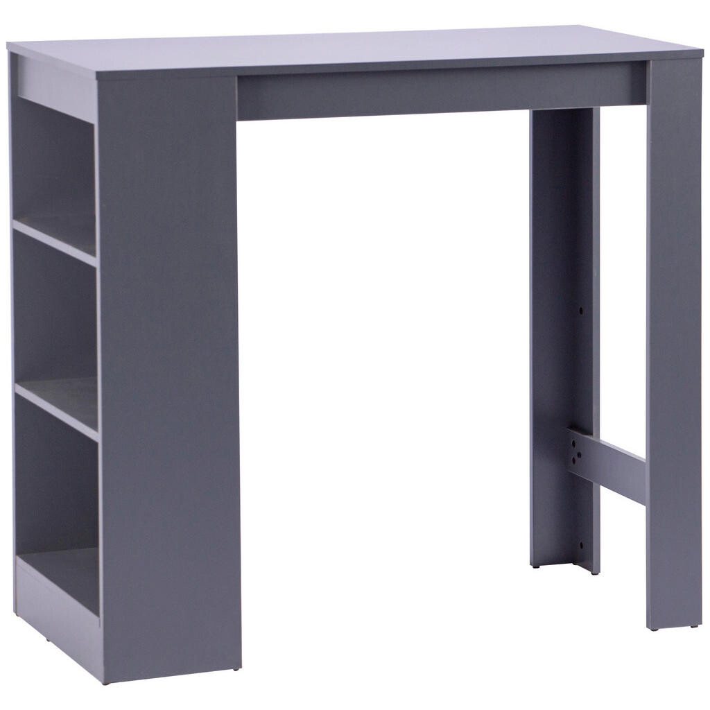 P & B BAROVÝ STŮL, tmavě šedá, 110/103/50 cm